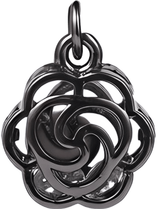 Black Rose Pendant