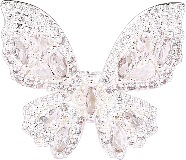 Large Rhinestone Bow
