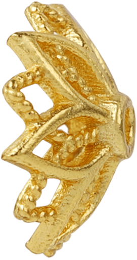 Gold-Plated Bead Cap