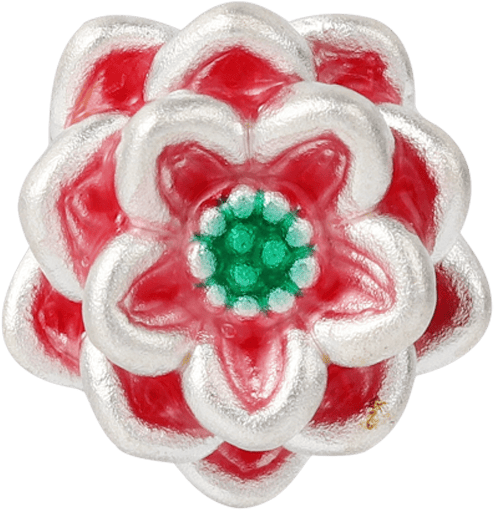 Three-Tier Lotus (Red)