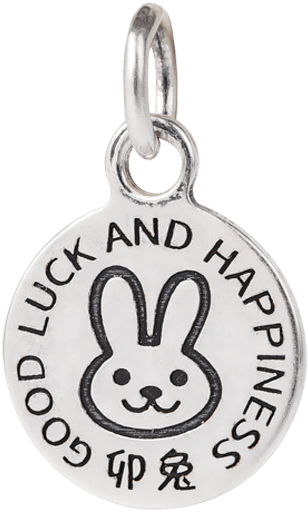 Sterling Silver Zodiac Tag (Rabbit)