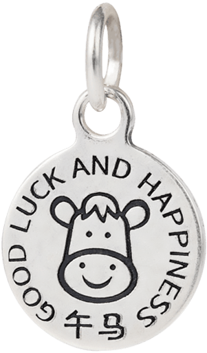 Sterling Silver Zodiac Tag (Horse)
