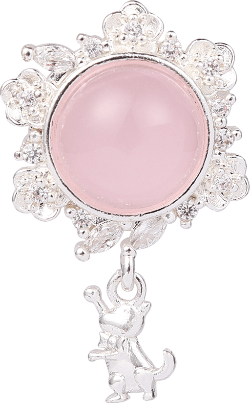 Rose Quartz Snowflake